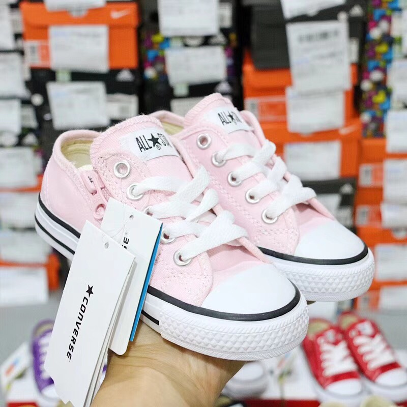 Classic Converse zipper low-top children canvas shoes children_s shoes 22-35-1822b497